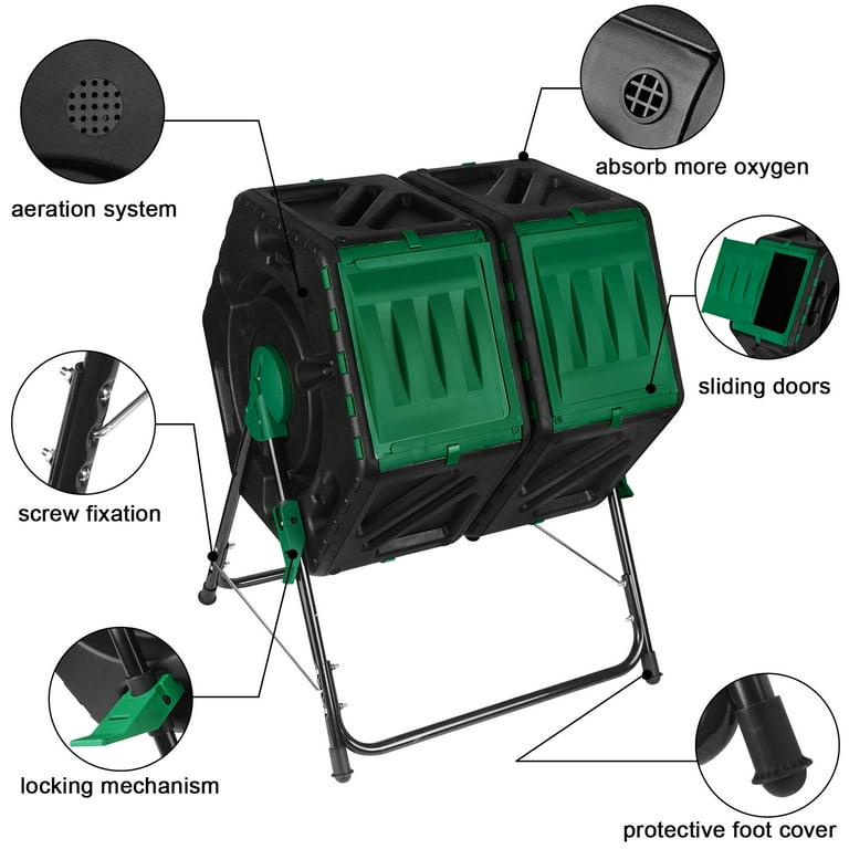 Double Compost Bins » Rogue Engineer