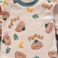 thumbnail image 6 of TOWED22 Infant Baby Girls Clothes Toddler Long Sleeve Crewneck Sweatshirts Jogger Pants 2Pcs Fall Winter Outfits Size:6-7 Y,Color:AG, 6 of 6