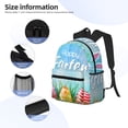thumbnail image 5 of Lsque Happy Easter Classic Casual Backpack - Large Capacity Water-Resistant Backpack for School, Work, Travel, and Outdoor Activities, 5 of 8