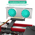 thumbnail image 6 of Riser Cable M.2 NVME to PCIE X16 Adapter Graphics Extension Cable 90 Degree PCI Express 3.0 16X to M Key Riser Cable B, 6 of 7