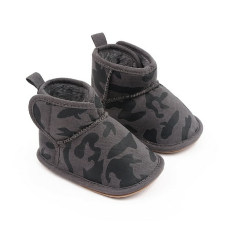 

Newborn Baby Girls Boy Cow Boots Soft Anti-Slip Sole Warm Winter Snow Booties Toddler Infant Prewalker Crib Shoes