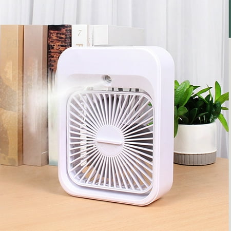 

EJWQWQE Portable Air Conditioner Fan Mini Quiet USB Desk Fan，Evaporative Air Cooler With 3 Speeds Strong Wind