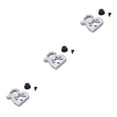 thumbnail image 4 of VONKY Motor Mount Holder Remote Control Crawler Upgrade Gear Repairing Part Silver 3Set, 4 of 6