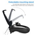 thumbnail image 2 of Phone Clip for PS4 Controller Mobile Gaming Mount Bracket Holder Adjustable Stand Clamp for iPhone/iOS, Android, for Playstation4 Remote Play, 2 of 14