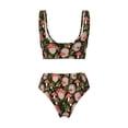 thumbnail image 5 of Daiia Edgehog and Mushrooms Women's Bikini Set Two Piece Swimsuit High Waisted Bikini Adjustable Straps Bikini Perfect for Beach, Pool, and Summer Vacation-, 5 of 9