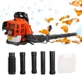 thumbnail image 2 of Floseru Gas Leaf Blower, 52CC 1.7 HP 2 Stroke Backpack Leaf Blower, 550 CFM , 200 MPH , Powerful Clearing Performance and Ergonomic Harness System, 2 of 10