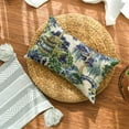 thumbnail image 4 of Chinoiserie Blue Trees House Bridge Throw Pillow Cover, 12 x 20 Inch Cushion Case Indoor Outdoor Decoration for Sofa Couch Farmhouse, 4 of 6