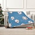 thumbnail image 7 of Yayeee Throw Blanket for Couch Soft Warm 60" x 80" Sofa Chair Bed Decoration, Baseballs Pattern, 7 of 7