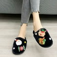 thumbnail image 2 of Christmas Slippers for Women Sofy Cozy Plush Fuzzy House Slippers Indoor Outdoor Memory Foam Xmas Home Shoes, 2 of 6