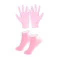 thumbnail image 3 of Guantes de silicona y calcetines para mujeres, spa Ligero, práctico para el cuidado de las manos, de cuidado de las manos para el Rosa, 3 of 8