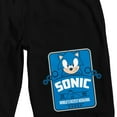 thumbnail image 2 of Sonic The Hedgehog Classic 1991 Sonic Men's Black Sleep Pajama Shorts-Large, 2 of 5
