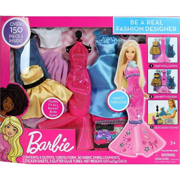 Barbie Be A Fashion Designer Doll Dress Up Kit Walmart Com Barbie Be A Fashion Designer Doll Dress Up Kit Walmart Com