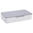 thumbnail image 2 of Yuarrent Estuche de maquillaje Caja de almacenamiento Suministros de joyería Espejo Multifuncional de larga duración Gran capacidad Comodidad Almacenamiento y organización del hogar Blanco, 2 of 6