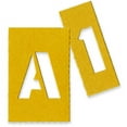 thumbnail image 2 of Chartpak, CHA01550, Painting Letters/Numbers Stencils, 35 / Set, Yellow, 2 of 4