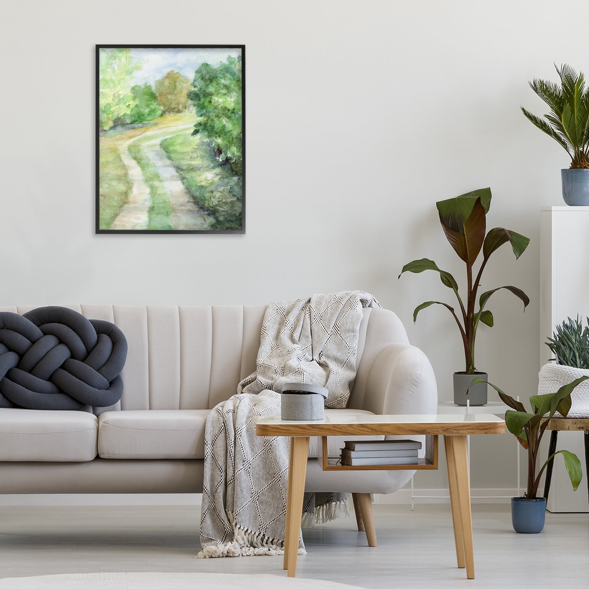 Stupell Industries Around The Bend Black Framed Giclee Art, design by Lanie Loreth