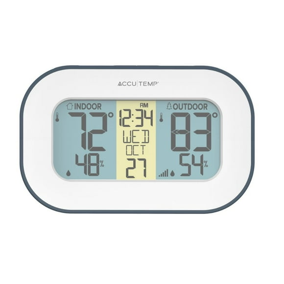 Accutemp Climatic Wireless Temperature & Humidity Station, Indoor/Outdoor temperature