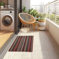 thumbnail image 4 of Yayeee Doormat for Inside 20"x32" Absorbent Low-Profile Washable Non-Slip Rubber Backed Entryway Rug, Tribal Geometric, 4 of 8