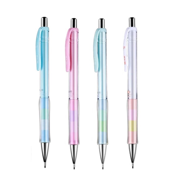 sweethay Lápiz mecánico antideslizante, no es fácil de romper, herramientas educativas de boceto, superficie lisa, recargas de ancho de línea Type3 NO3