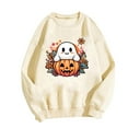 thumbnail image 4 of Heisall Womens Sweatshirts 2025 Autumn Winter Loose Long Sleeve Halloween Print Casual Fashion Crewneck Tops, 4 of 4