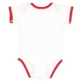 thumbnail image 2 of Rabbit Skins Baby Rib Infant Bow Tie Bodysuit, 2 of 2
