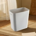thumbnail image 4 of Kitchen Trash Can, Step-On Garbage Can with Lid, Tall Kitchen & Bathroom Trash Can, Small Office Waste Bin, Gray - Xuniizn, 4 of 8
