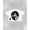 thumbnail image 3 of Camiseta holgada con estampado gráfico de ninja de dibujos animados japoneses, ropa de calle Y2K, camisetas góticas de hip hop para hombres y mujeres, ropa de algodón de manga corta, 3 of 5