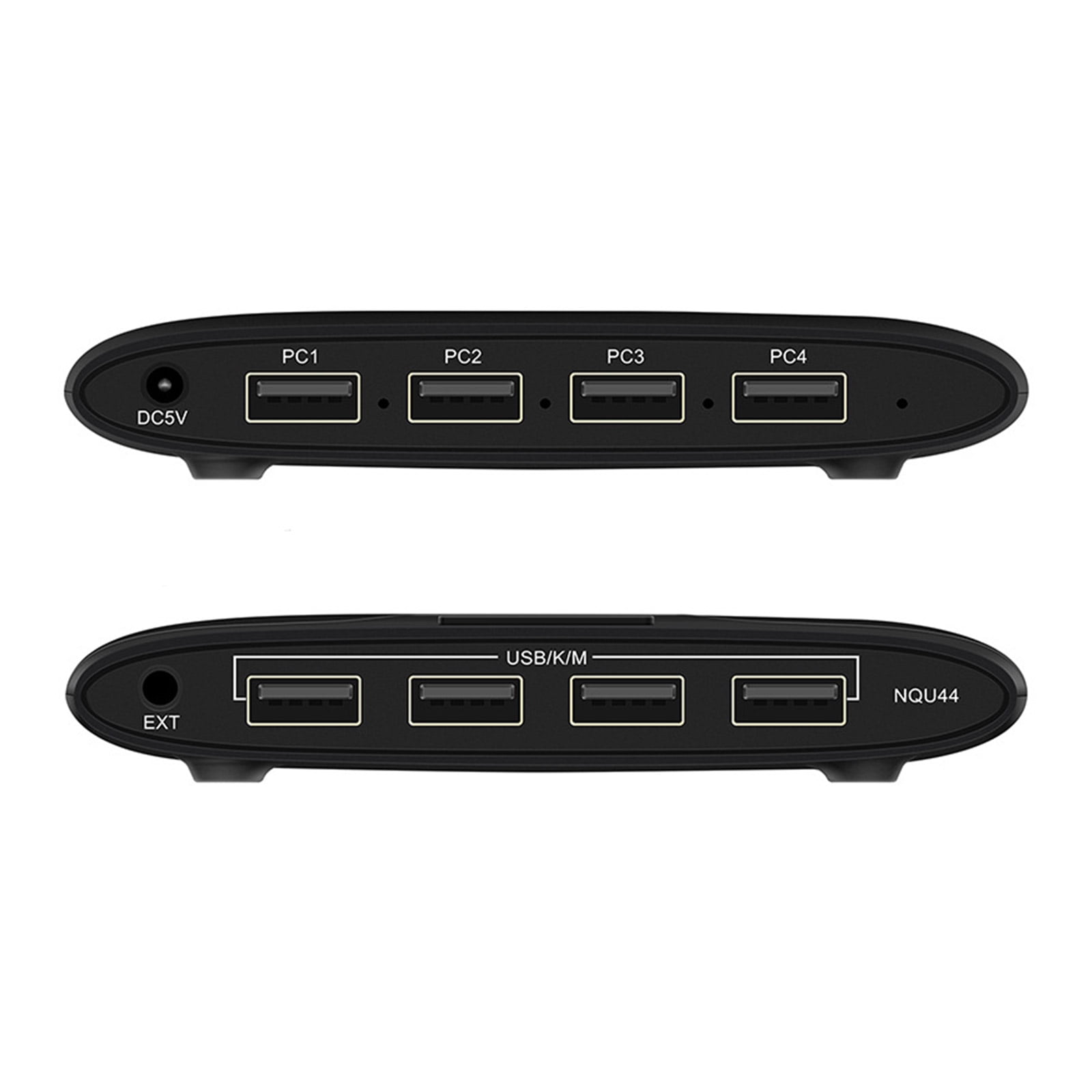 4 Port USB KVM Switcher for Shared Access to Keyboard on Multiple Computers Ensuring Compatibility