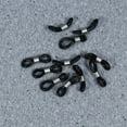 thumbnail image 3 of Zcyifa 100pcs Silicone Eyeglass Chain Ends Adjustable Holder for Men Black, 3 of 10