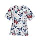 thumbnail image 4 of Camiseta exfoliante con cuello en V para mujer, ropa de trabajo, uniforme de trabajo de enfermera transpirable, camiseta exfoliante de enfermería para, 4 of 10