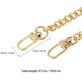 thumbnail image 4 of MasteelfCA 1pc 120cm Metal Chain Purse Strap Cross Body Bag Chain Replacement Accessory, 4 of 8