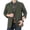 Army Green, variant on Men's Blazer Casual Sportcoat Vintage Button Summer Sport Coat Cotton Modern Long Sleeve Basic Black Small