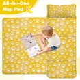thumbnail image 4 of Yellow Dog Paw Footprint Toddler Nap Mats for Kids Preschool,Sleeping Mat Bag or Kids,Toddler Sleeping Bag,Toddler Nap Mat or Daycare, 4 of 6