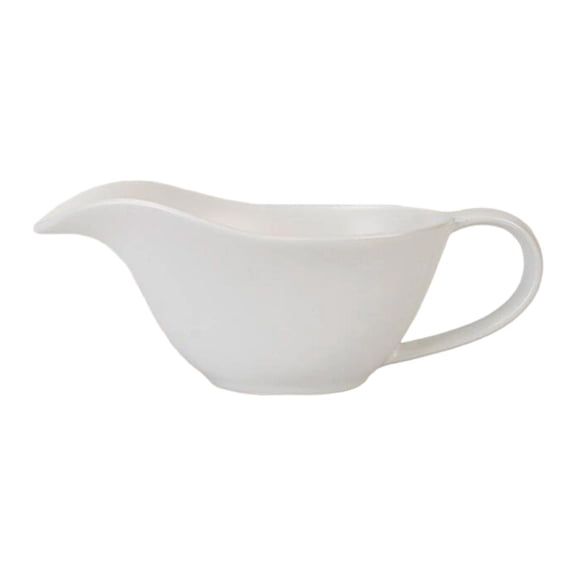 Gravy Boat Sauce Bowl Creamer Ceramic Material with Large Handle for Kitchen Dining Room Restaurant Use