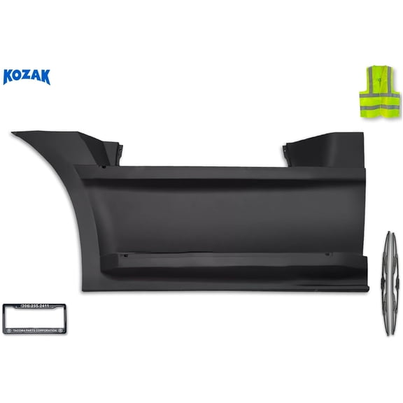 KOZAK Front Fairing Skirt Panel for Left Driver Side, Compatible with Freightliner Cascadia 2018