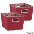 thumbnail image 4 of Household Essentials Bacs de Rangement Décoratifs 2 Pièces, Bleu, Bleu Marine, 4 of 6