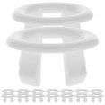 thumbnail image 1 of Tapa de orificio de desbordamiento de lavabo de cerámica, herramienta de anillo embellecedor, accesorios de bañera, tapas redondas de lavado, drenaje, 50 piezas, 1 of 6