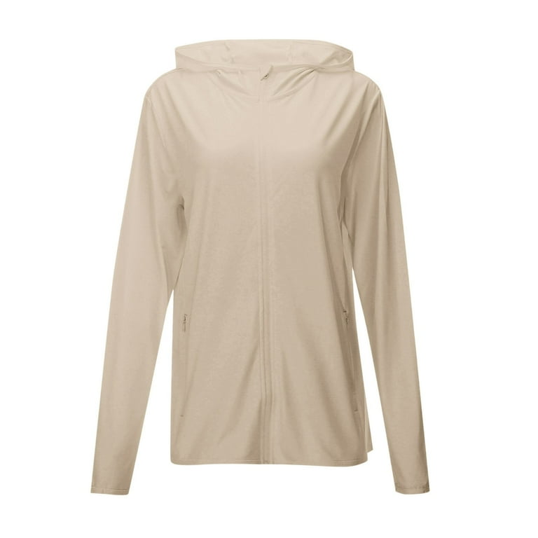 WENWU Women's Summer Lightweight Protective Long Sleeve Outdoor Jacket  Jackets Dress for Women Light Weight Womens Vest - Walmart.com