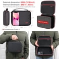 thumbnail image 2 of Hsu Estuche De Transporte Protector Medio Para Gopro Hero 13 12 11 10 9 8 Hero 7 Black Hero 6 5 4 Black Y Accesorios Cámara De Acción Compacta Y Segura Solución De Almacenamiento De Viaje Para Aventur, 2 of 5