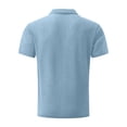 thumbnail image 4 of Mens Polo Shirts Textured Short Sleeve Casual Collared Shirt Moisture Wicking Quick Dry, 4 of 6