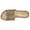 Gold, variant on Women's Summer New Plus Size Frosted Sequin Line Over Beach Flats Light Sandals Sandals for Women 2025 Gold 43