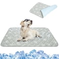 thumbnail image 1 of Tapete refrescante para perro, para verano, almohadilla gruesa autorefrigerante, para mascotas, cama fresca para perros grandes, manta de dormir, reutilizable, lavable, transpirable, fácil, 1 of 7