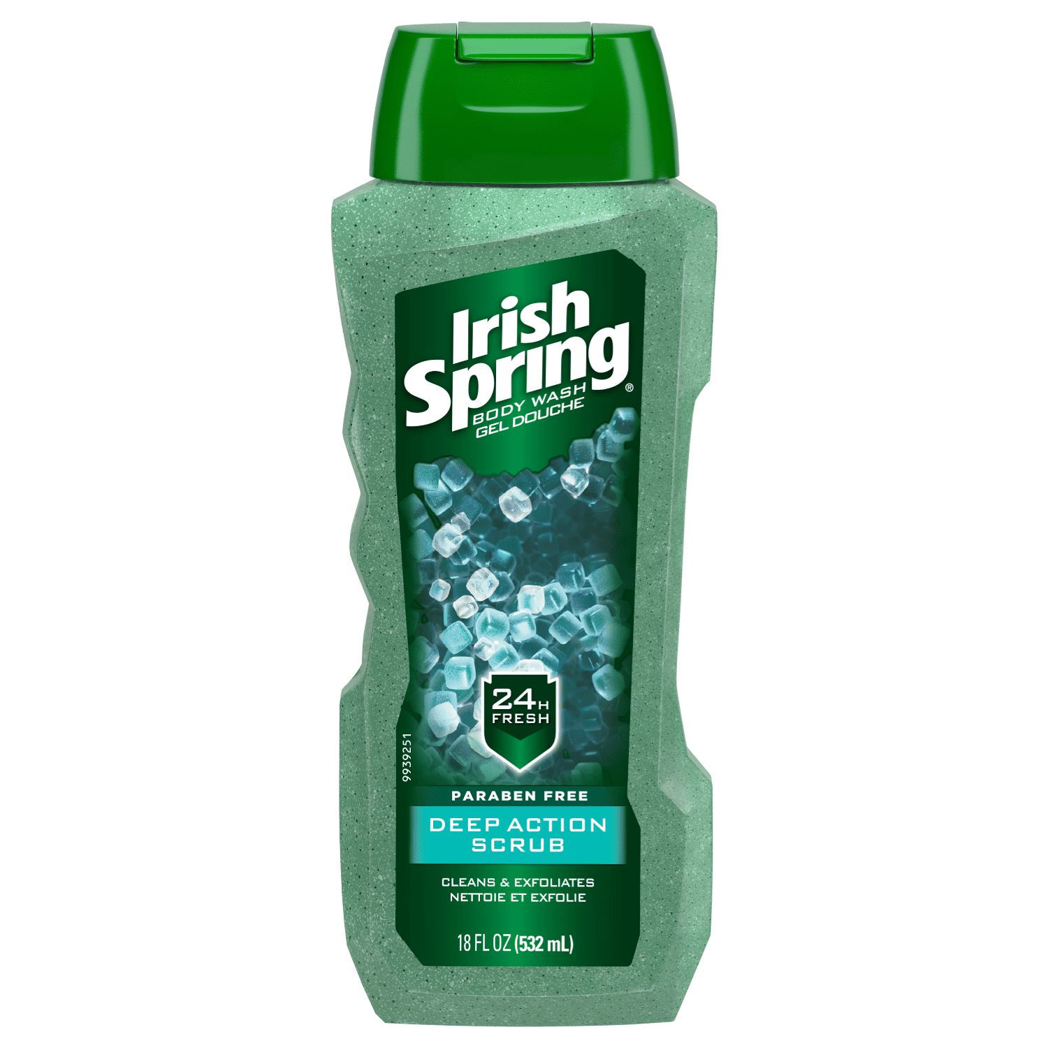 Irish Spring Deep Action Scrub Exfoliating Body Wash For Men 18 Fluid Ounce Walmart Com Walmart Com