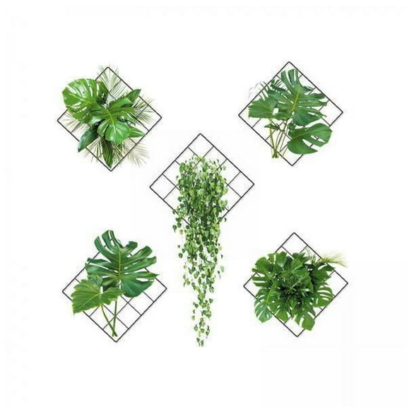 deevoka 2xGrid Wall Stickers Elegant Wall Decor Decal for Living Room Bedroom Decor