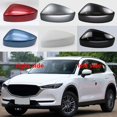 thumbnail image 3 of HUGFEGWE Car Exterior Rearview Mirror Cover Shell Housing Wing Door Side Mirror Cover Cap Fit For Mazda CX5 CX-5 2017 2018 2019,red Right Side AZ824-10943, 3 of 6