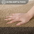 thumbnail image 3 of Exclusivo Mezcla Bathroom Rugs Mat 24x36, Extra Soft Non Slip Absorbent Water Microfiber Bath Rugs, Machine Washable Quick Dry Bath Mats for Bathroom Floor, Shower, Home Decor, Waved Camel, 3 of 8