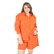 thumbnail image 3 of Set de lino camisa y short Roman Fashion /Tallas Extras, 9103 (Naranja) naranja 36, 3 of 6