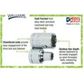 thumbnail image 3 of 15mm x 3/8" Drive 6 Point Shallow Supertorque™ Socket, Chrome Finish. Not Suitable For Impact Use. Williams® USA # JHWBM-615, 3 of 7