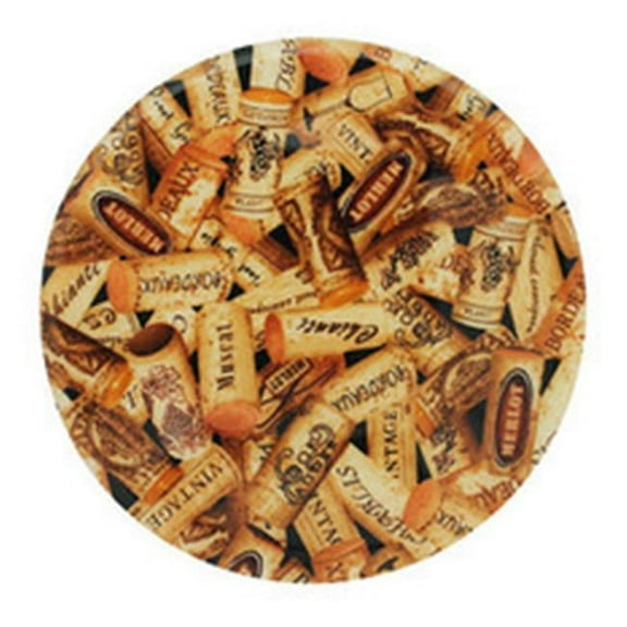 Andreas TRT-270 10 in. Corks Round Trivet- Pack of 3