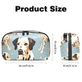 thumbnail image 5 of Spotted Dog Charger Organizer Hard Drive Bag Cable Cord Organizer Small Storage Pouch Oxford Fabric Waterproof Electronic Digital Accessories Travel Case 5.9x9.44x3.14 in., 5 of 6