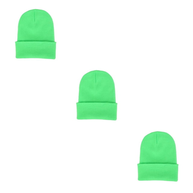 Gorro de punto Ajustable Minnieouse para invierno Verde